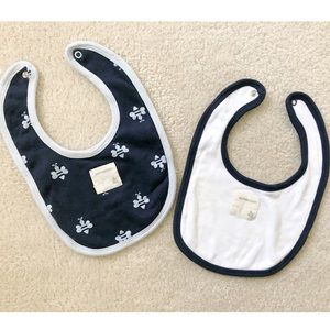 Two Burt’s Bees Baby Bibs